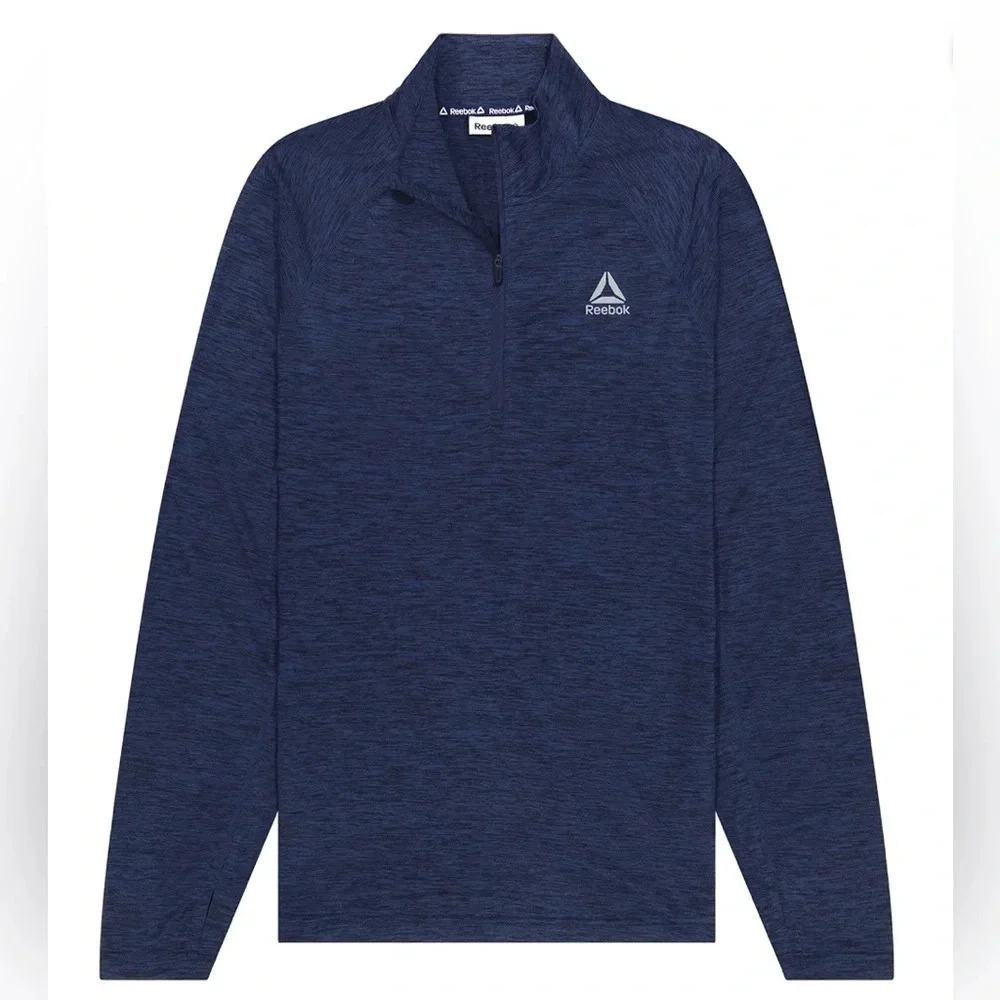 Reebok Men's Trail Quarter-Zip Active Pullover Sweatshirt 3XL